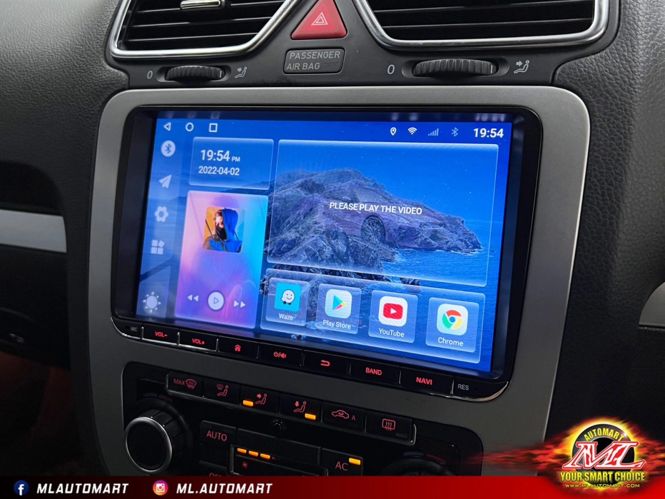 Volkswagen Scirocco MK3 Android Monitor