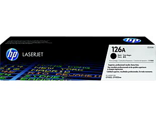HP 126A Black Original LaserJet Toner Cartridge CE310A