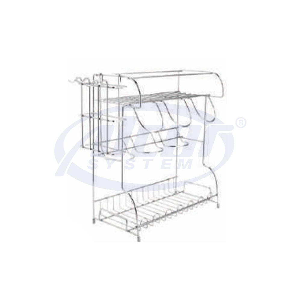 3-Tier Multipurpose Rack #B-AH105-SS