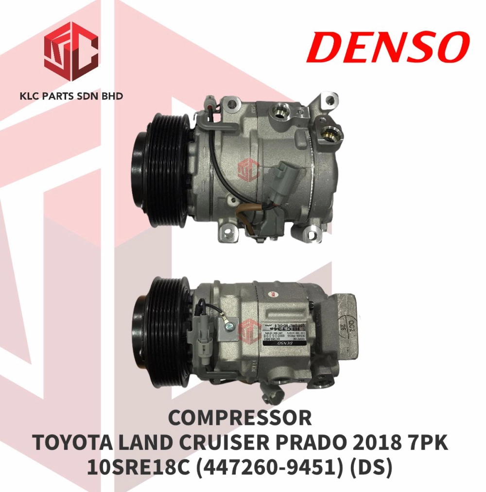 COMPRESSOR TOYOTA LAND CRUISER PRADO 2018 7PK 10SRE18C (447260-9451) (DS)