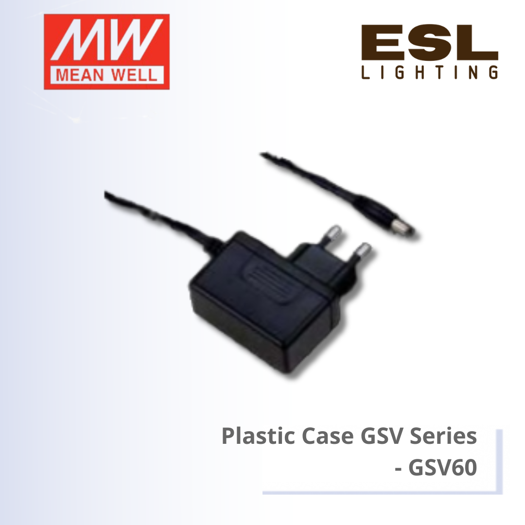 MEANWELL Plastic Case GSV Series - GSV60