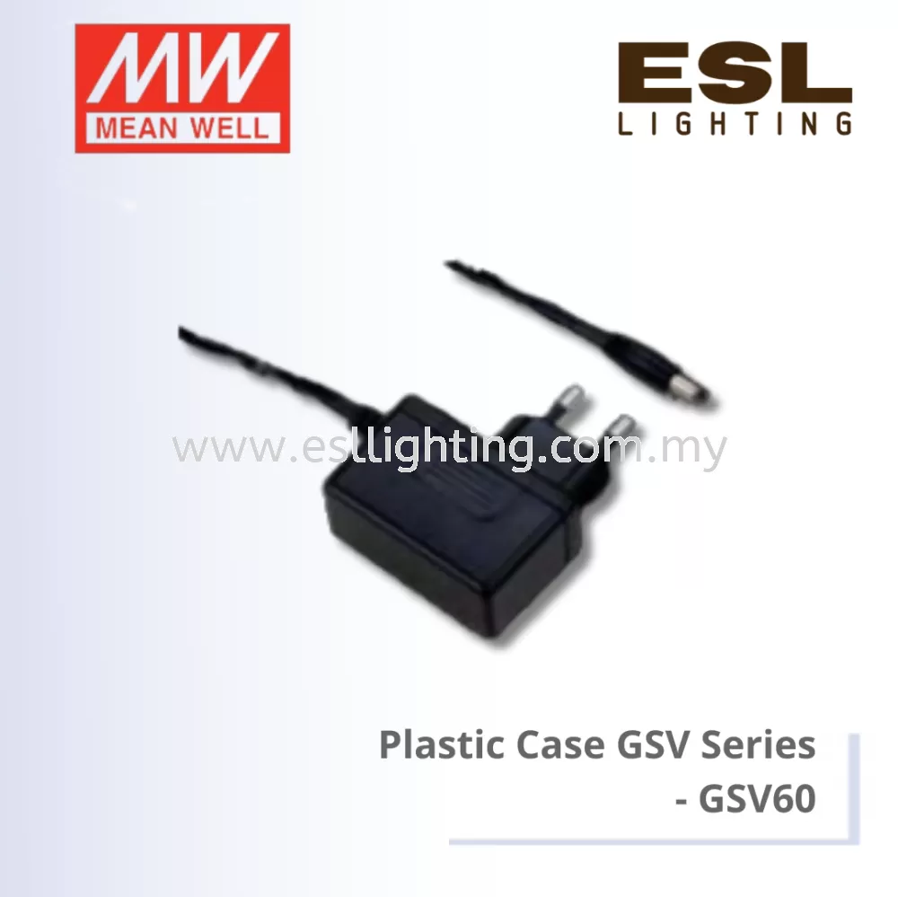 MEANWELL Plastic Case GSV Series - GSV60