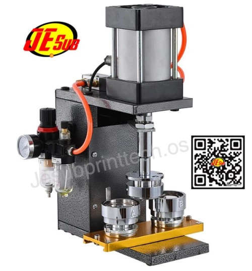 Button Badge Machine Hydraulic | Pneumatic Badge Machine Malaysia | Machine without Air Compressor   - JE SUB PRINT TECH SDN BHD