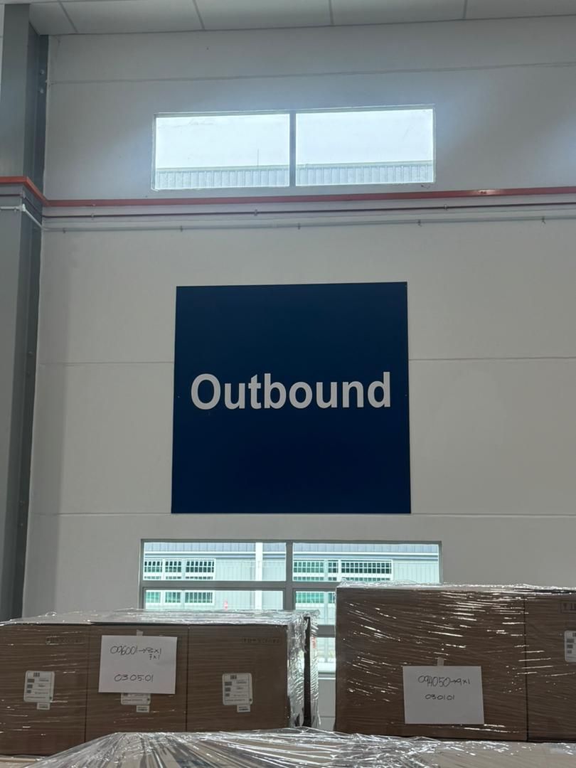 OUTBOUND/INBOUND_SIGNAGE_STICKER PAST ON POLY
