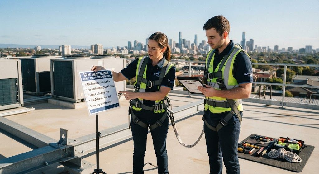 HVAC maintenance height safety compliance guide