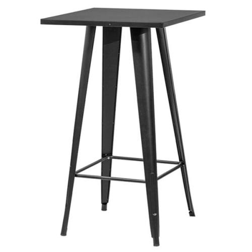 MOROCCO Bar Table Glass Black