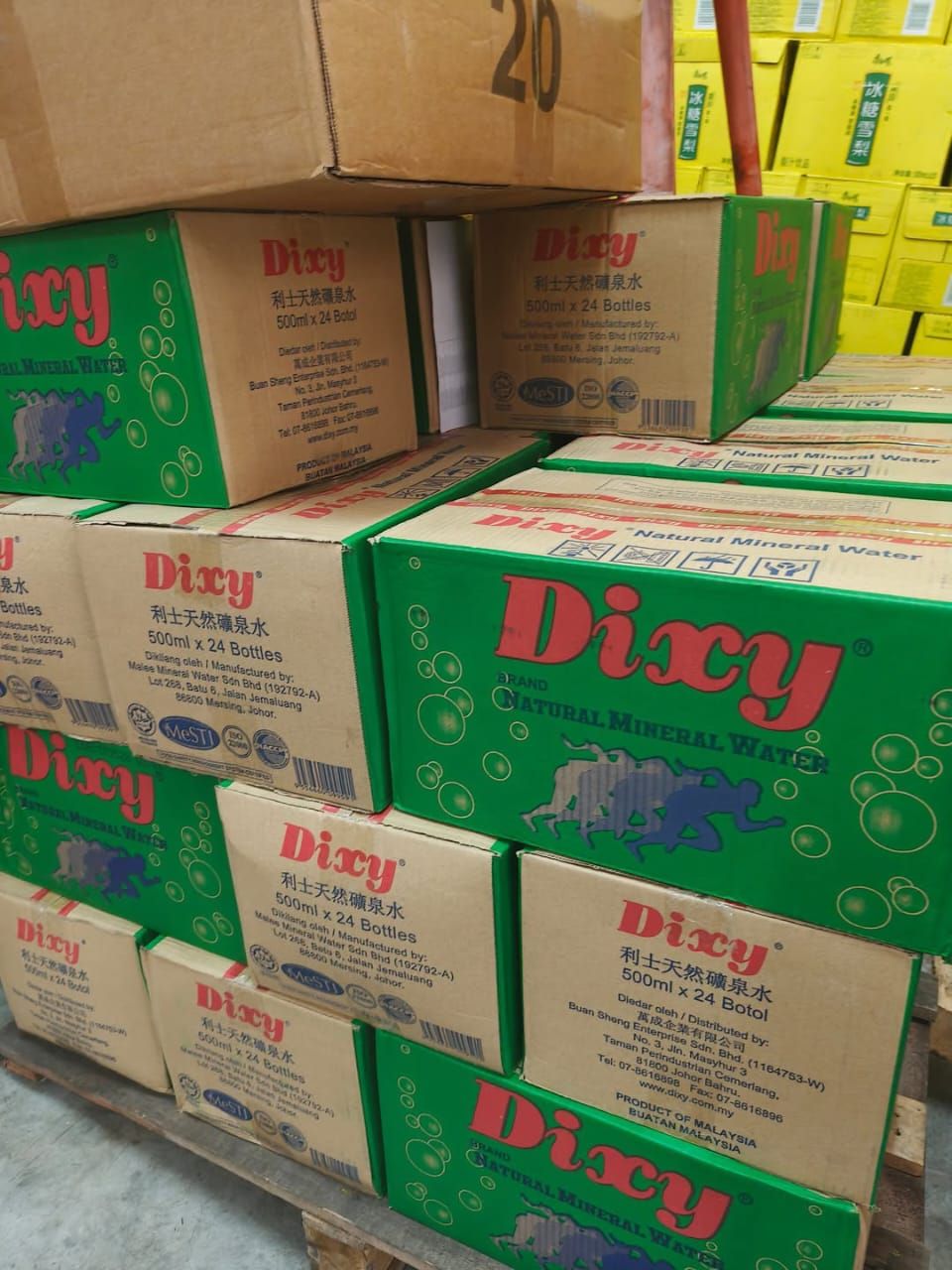 DIXY MINERAL WATER 250ML[24BTL/CTN]