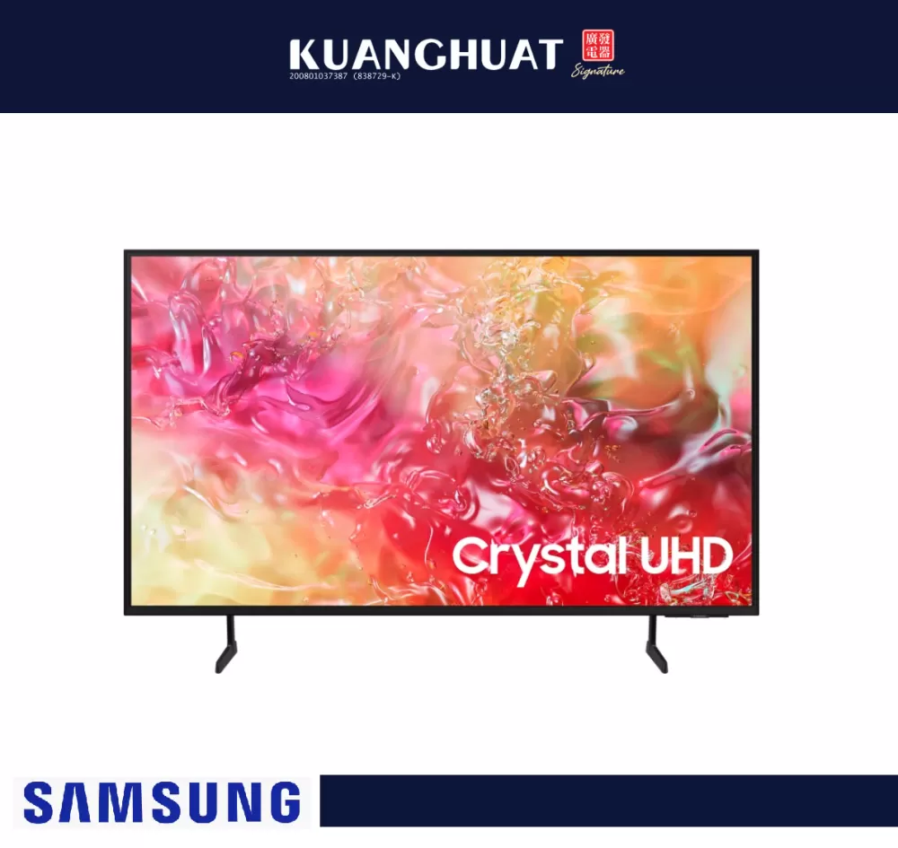 SAMSUNG DU7000 65 Inch Crystal UHD 4K Smart TV (2024) UA65DU7000KXXM