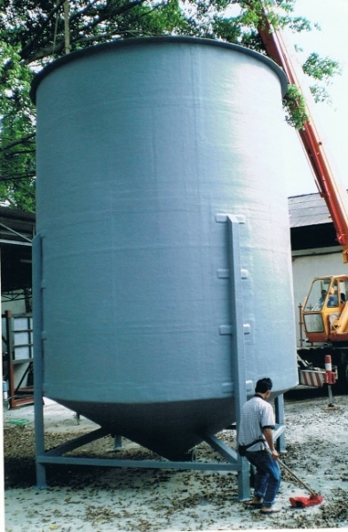 FRP CLARIFIER TANK - 45 mandsup3; FRP Tanks, Clarifiers Johor Bahru (JB), Malaysia, Kulai FRP Mould Products, Clarifier Tanks | Tropical Green Engineering Sdn Bhd