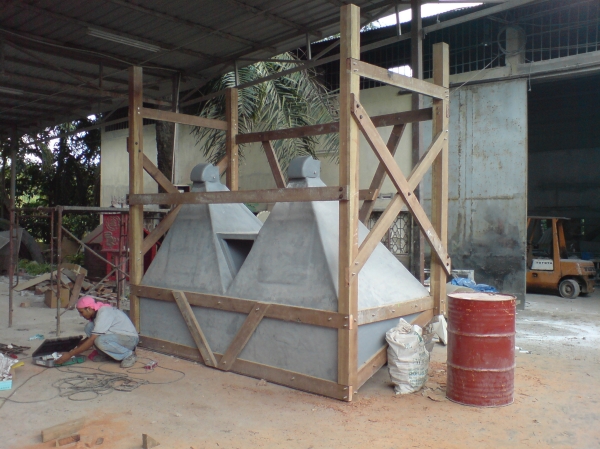 DSC00058 FRP Hopper   FRP Mould Products, Clarifier Tanks | Tropical Green Engineering Sdn Bhd