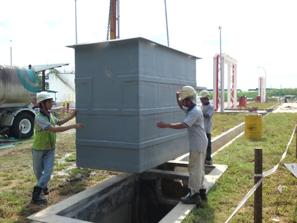 DSC00177 FRP Sump Johor Bahru (JB), Malaysia, Kulai FRP Mould Products, Clarifier Tanks | Tropical Green Engineering Sdn Bhd