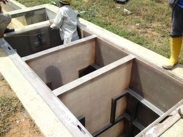 DSC00181 FRP Sump Johor Bahru (JB), Malaysia, Kulai FRP Mould Products, Clarifier Tanks | Tropical Green Engineering Sdn Bhd