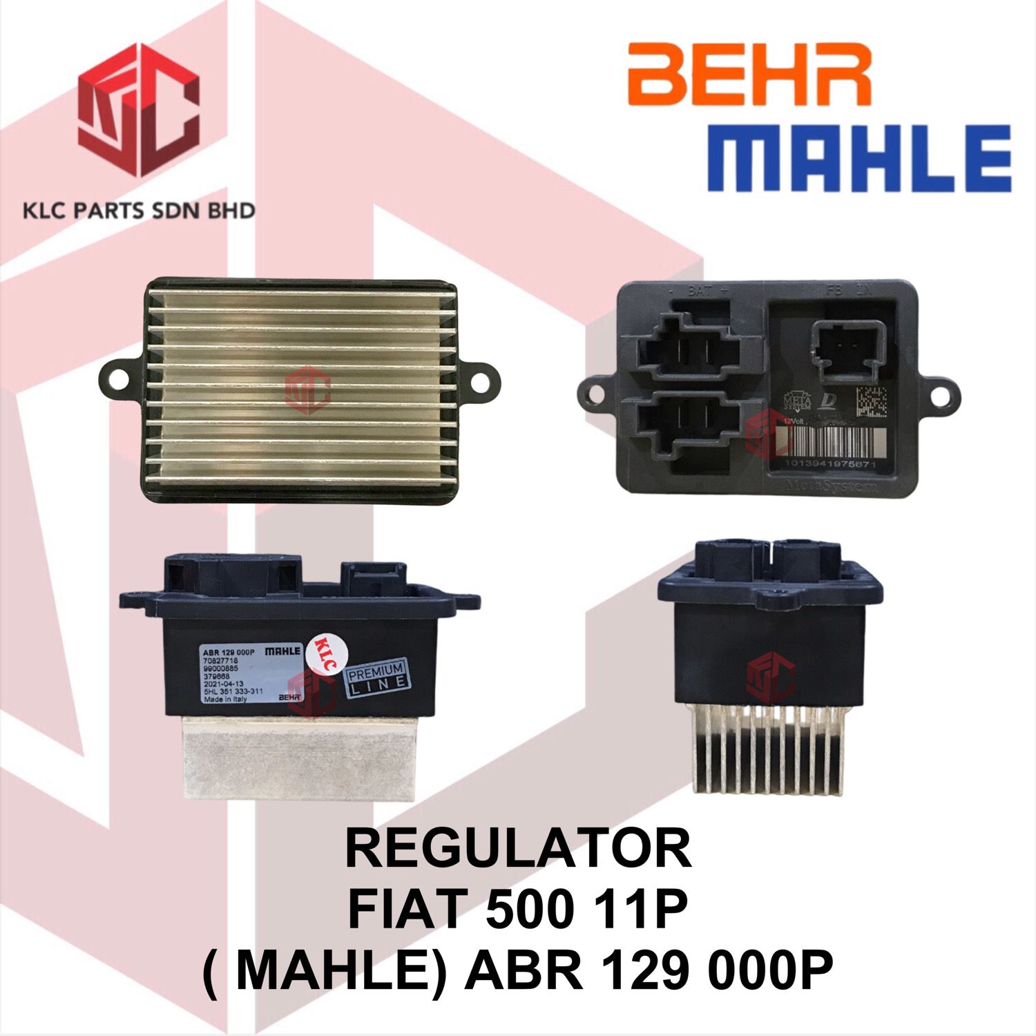 REGULATOR FIAT 500 11P (MAHLE) ABR 129 000P