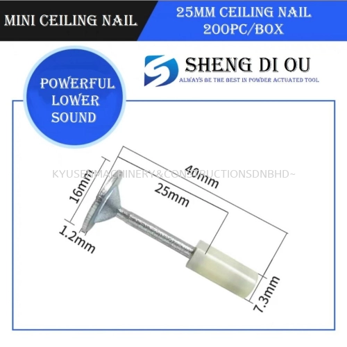 SHENG DI OU 25mm Mini Ceiling Nail 