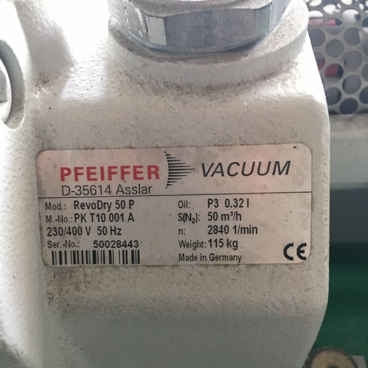 Pfeiffer RevoDry 50 P Dry Vacuum Pump | Used, Refurbished & Repair Service
