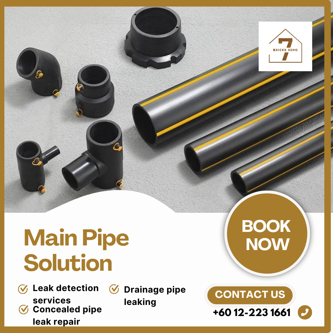 Wasek Piping Leaking Trouble Messy ? Main Pipe Solutions ..Call 7 Bricks Reno Top Plumber Services