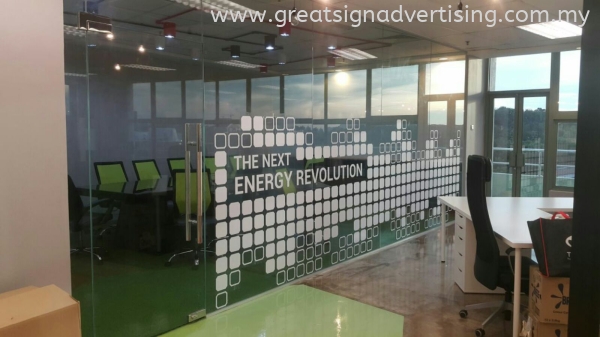 +Solar line cut mactac glass sticker at bukit jalil kl GLASS STICKER Selangor, Malaysia, Kuala Lumpur (KL), Kuantan, Klang, Pahang Manufacturer, Maker, Installation, Supplier | Great Sign Advertising (M) Sdn Bhd