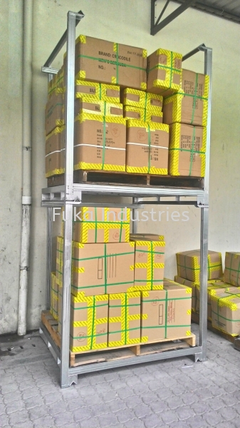 Stacking Pallet Steel Pallet Cage Galvanised Steel Pallet Selangor, Malaysia, Kuala Lumpur (KL) Supplier, Suppliers, Supply, Supplies | Fuka Industries Sdn Bhd