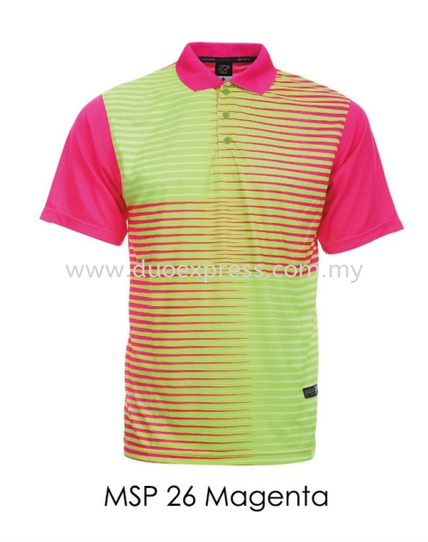MSP 26 Magenta Collar T Shirt Baju Polo T shirt Sublimation- Ready Made Baju Uniform Ready Made Promosi Malaysia, Selangor, Kuala Lumpur (KL), Petaling Jaya (PJ) Supplier, Suppliers, Supply, Supplies | Duo Express