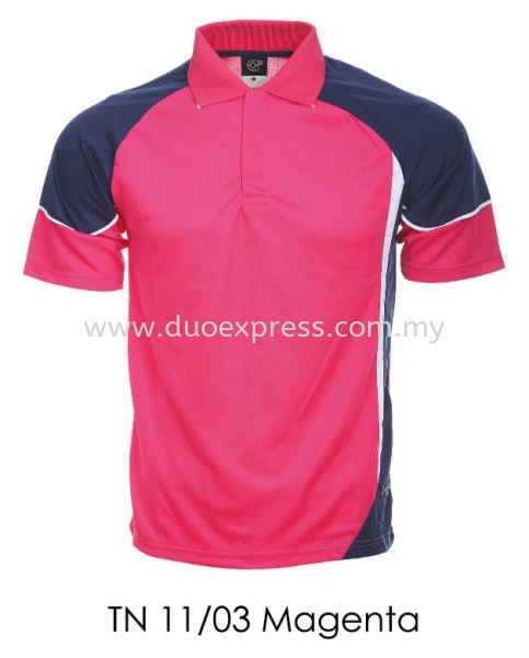 TN 11 03 Magenta Collar T Shirt Baju Polo T MicroFibre- Ready Made Baju Uniform Ready Made Promosi Malaysia, Selangor, Kuala Lumpur (KL), Petaling Jaya (PJ) Supplier, Suppliers, Supply, Supplies | Duo Express