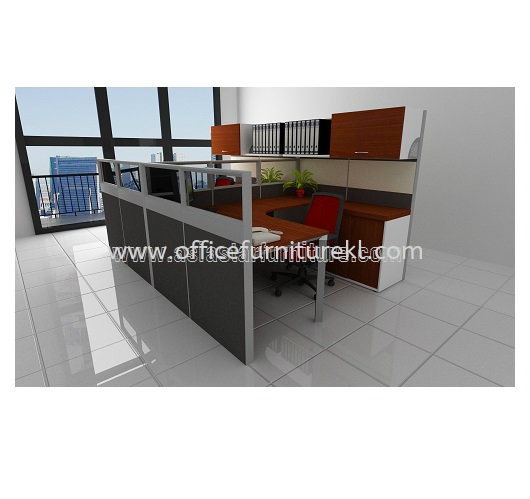 2 PARTITION PEJABAT/STESEN KERJA WORKSTATION - Partition Workstation Port Klang | Partition Workstation Rawang | Partition Workstation Jalan Kia Peng