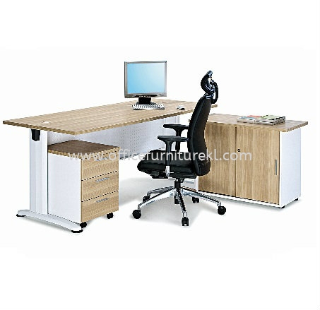 BERLIN MEJA PEJABAT KABINET TEPI DAN LACI MUDAH ALIH 3 TINGKAT SET ABT188 - meja pejabat Setia Eco Park | meja pejabat Selayang | meja pejabat Ampang | Office Furniture Shop