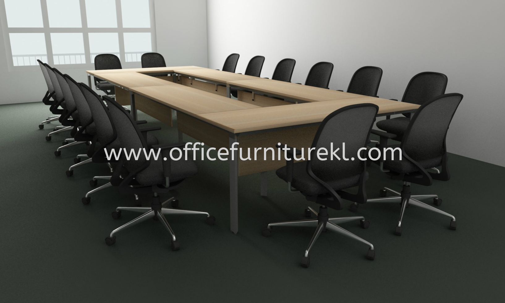 CUSTOMISED CONFERENCE OFFICE TABLE 3- meeting table brickfields | meeting table bangsar village | meeting table au2 setiawangsa