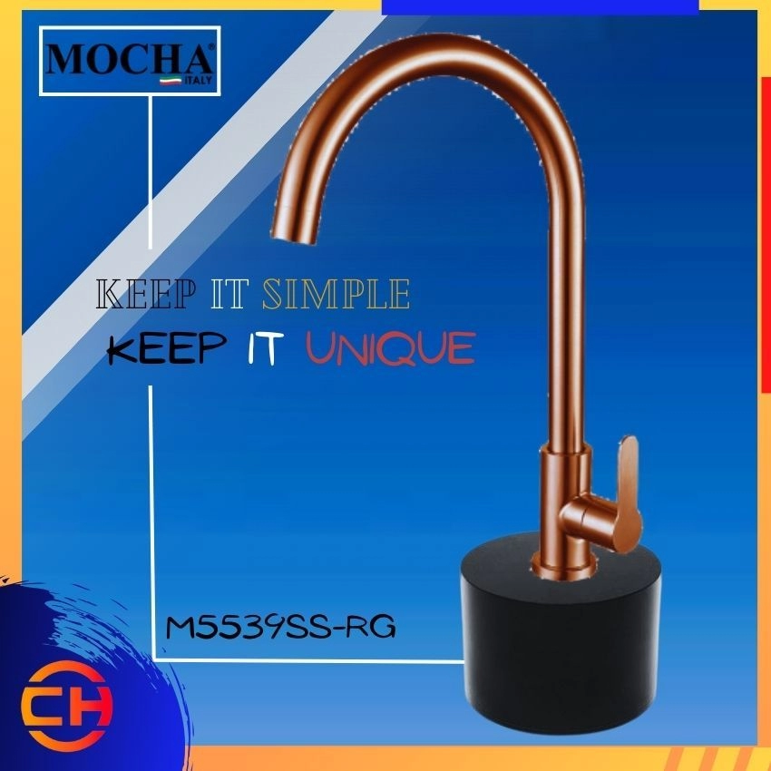 MOCHA  Pillar Mounted Kitchen Faucet Stainless Steel 304 M5539SS-RG