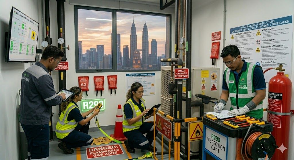 R290 flammable refrigerant regulations
