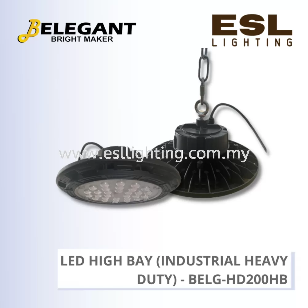 BELEGANT LED HIGH BAY (INDUSTRIAL HEAVY DUTY) 200W - BELG-HD200HB