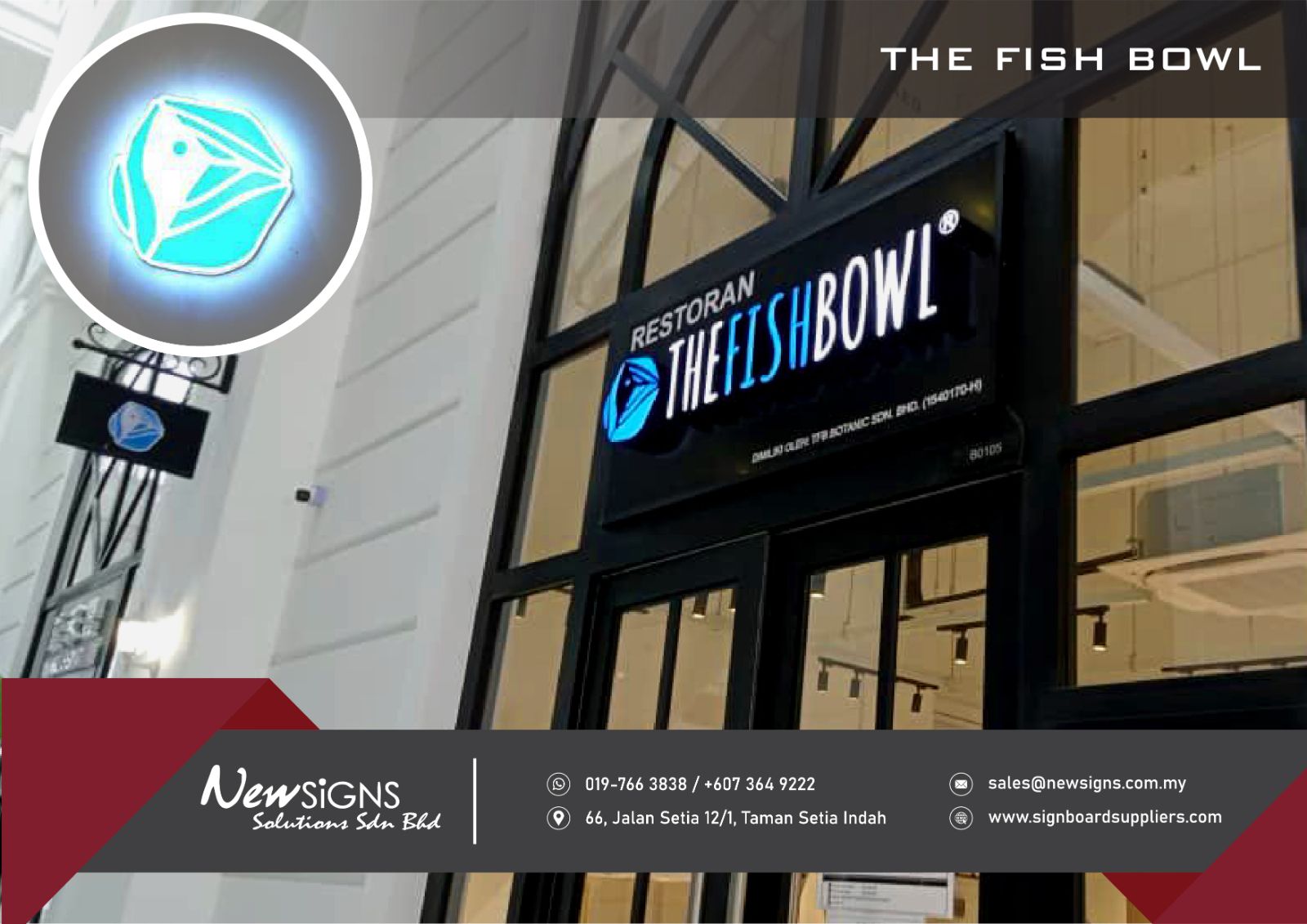 THE FISH BOWL - Acp with Front Lit