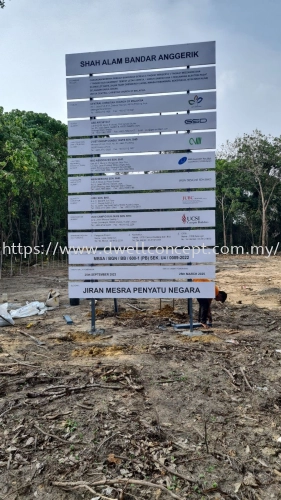 PROJECT SIGNBOARD INSTALLATION SERVICE AT KAJANG, BERANANG