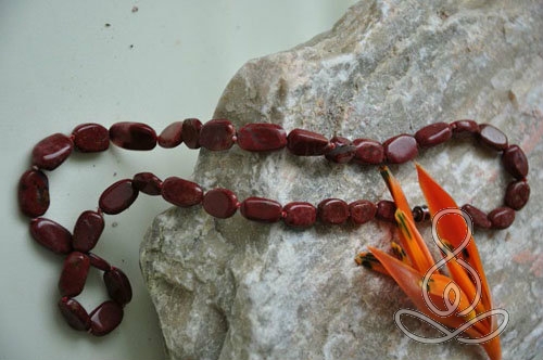 Jasper Necklace 17'' Red Oval Root Chakra Stone Necklaces Crystal and Gemstones Store Selangor, Malaysia, Kuala Lumpur (KL), Puchong Classes, Instructor, Courses | Yogi Solutions Plt