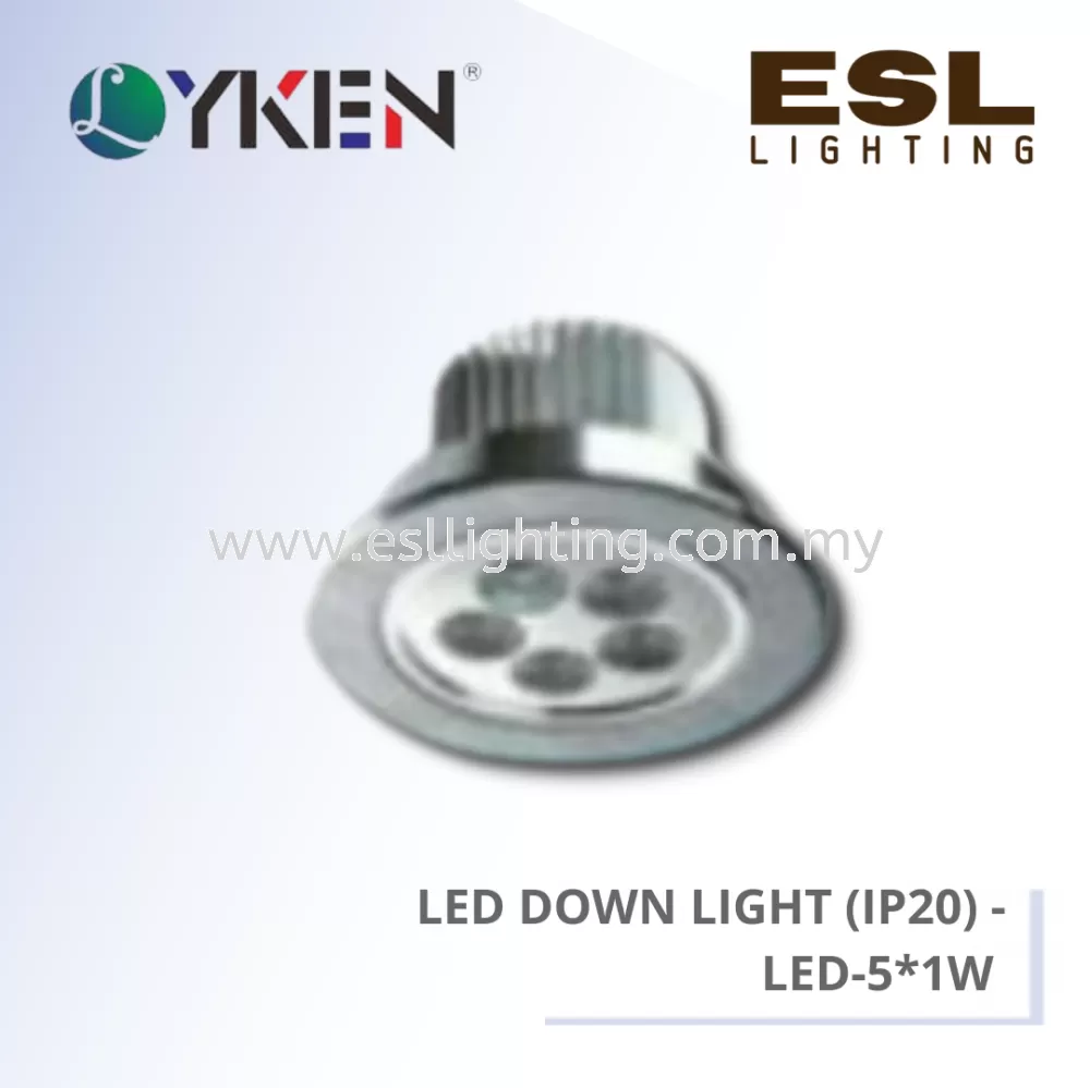 LYKEN ECO-LITE LED DOWNLIGHT IP20 - L2002-5WD / L2002-5WW
