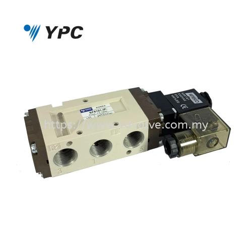 YPC SF5101-IP 5/2-Way Single Coil Pneumatic Solenoid Valve 3/8"