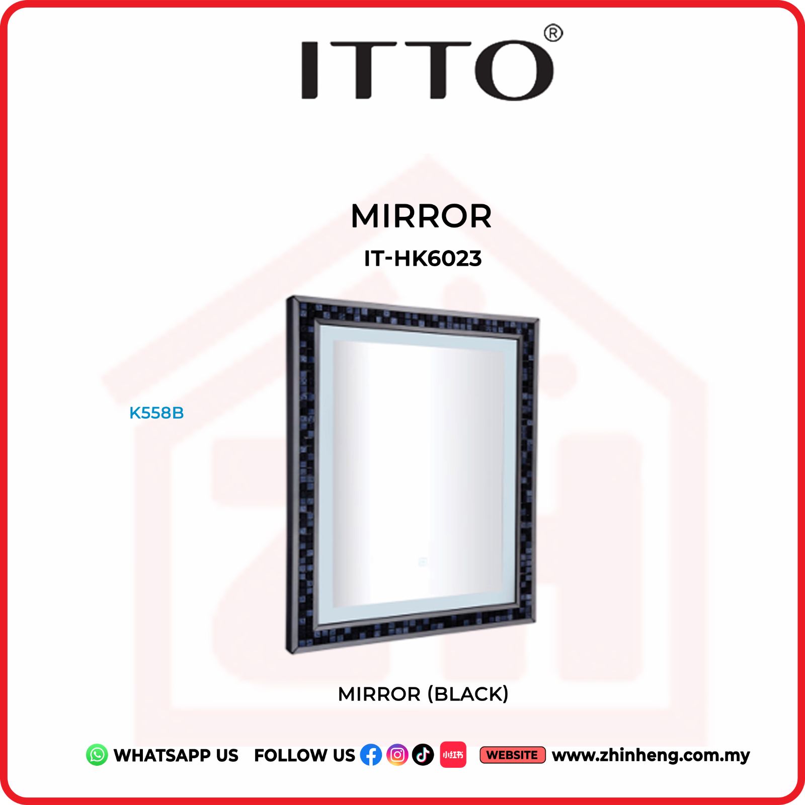 ​​​​​​​ITTO MIRROR ( BLACK ) IT-HK6023