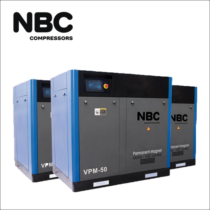 NBC SCREW AIR COMPRESSOR (VPM-10 / VPM-15 / VPM-20 / VPM-30 / VPM-40 / VPM-50 / VPM-60 / VPM-75 / VPM-100)