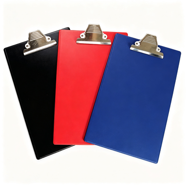PVC CLIPBOARD F4 GIANT CLIP