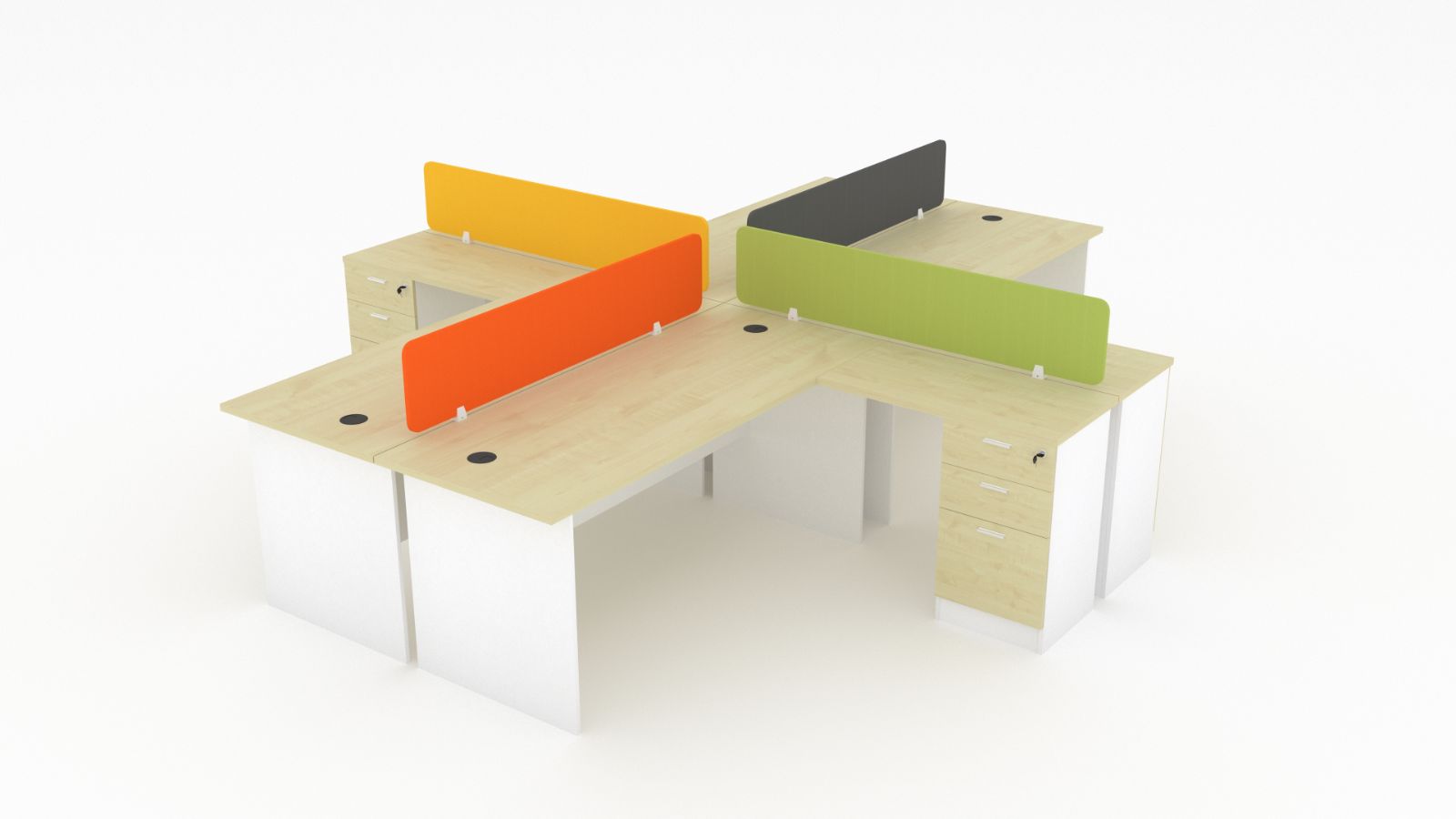 Office Workstation  L CL4-2D1F