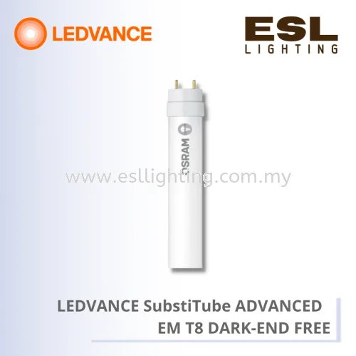 LEDVANCE SUBSTITUBE ADVANCED EM T8 DARK-END FREE G13 17.5W - 4058075421608 / 4058075421585 / 4058075421561