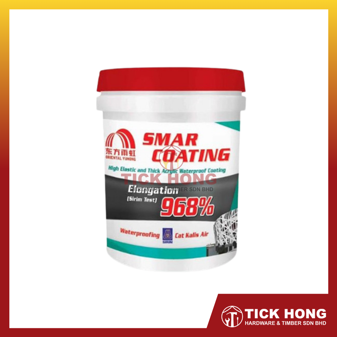 ORIENTAL YUHONG Smar Coating High Elastic Thick Acrylate Waterproof Coating (Grey / White) 1KG