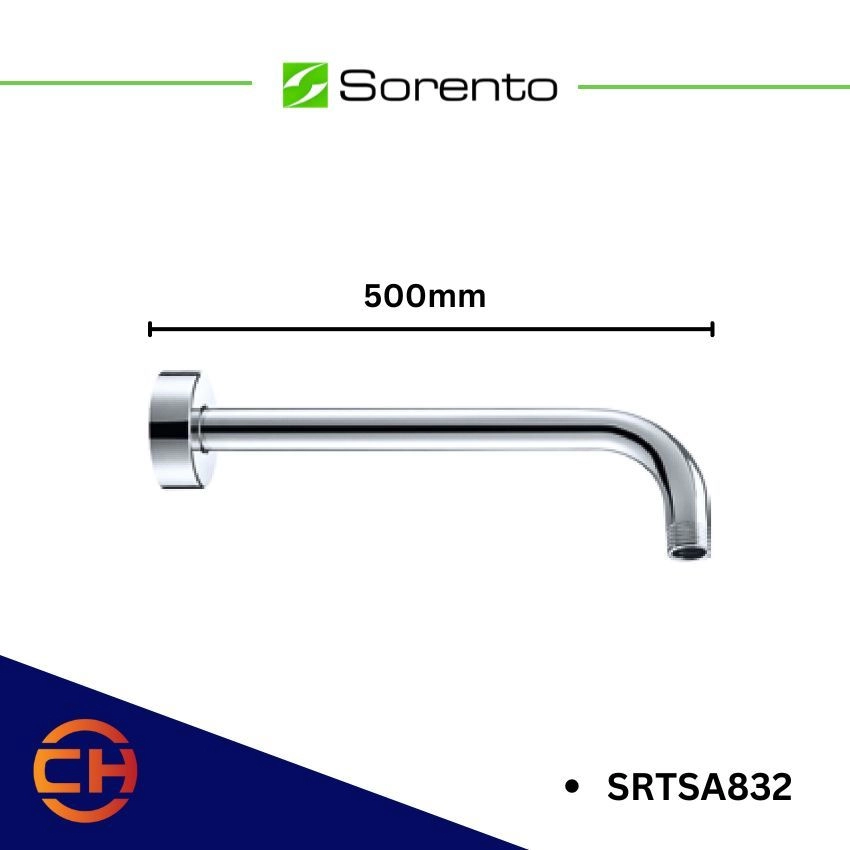 SORENTO BATHROOM SHOWER & BIDET  304 Stainless Steel SRTSA830 / SRTSA831 /  SRTSA832 SHOWER ARM ( Chrome )
