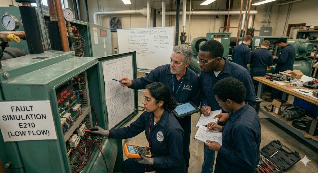 Chiller system troubleshooting training