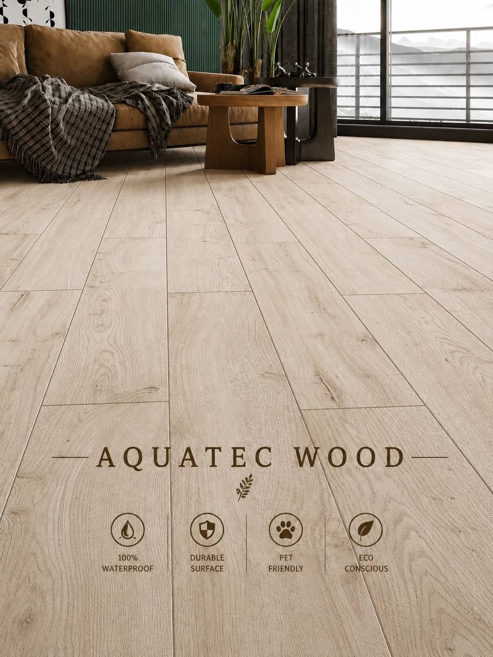 Lantai Aquatec Wood