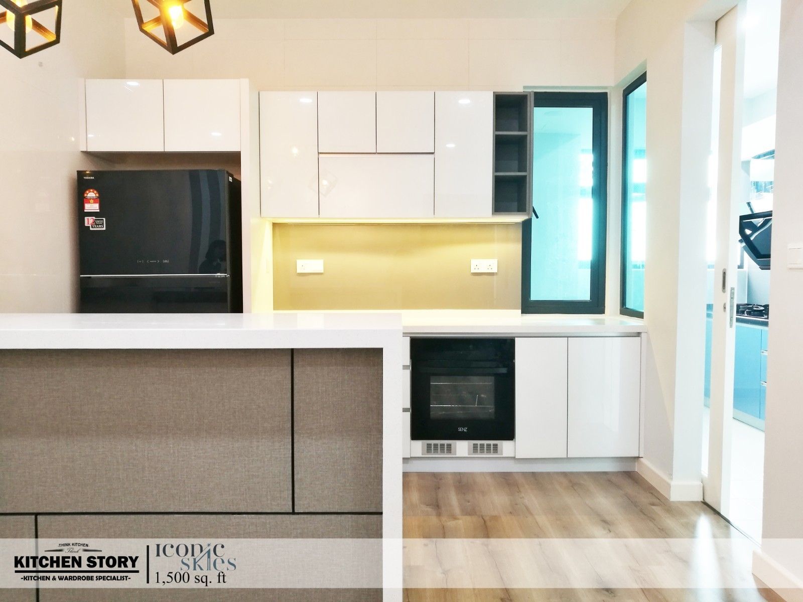 Iconic Skies Residence - Custom Interior Carpentry & Built-In Cabinetry Works | Relau, Bayan Lepas, Penang