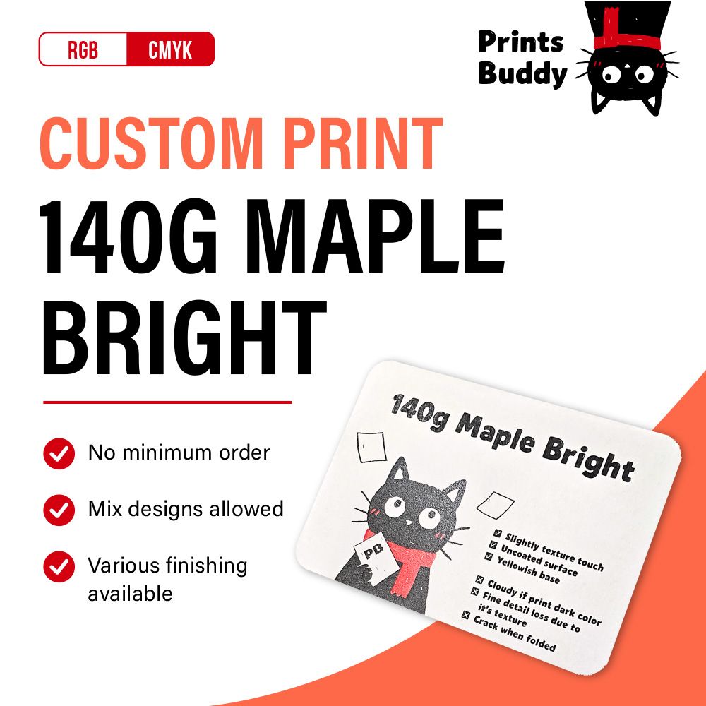140gsm Maple Bright
