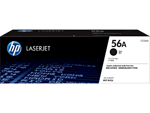 HP 56A Black Original LaserJet Toner Cartridge CF256A