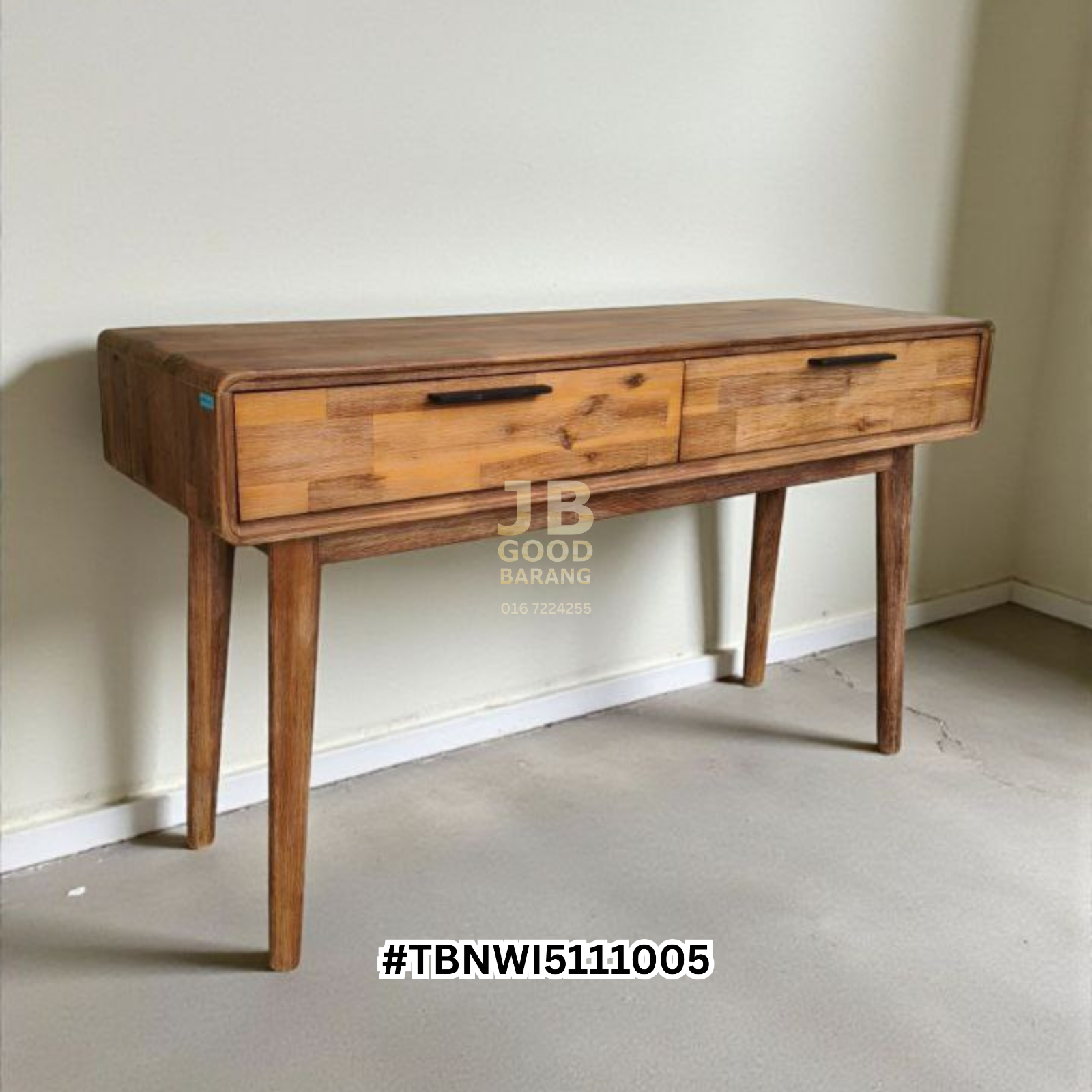 [SOLD] Premium Quality Castlery Seb Solid Acacia Wood Console Table