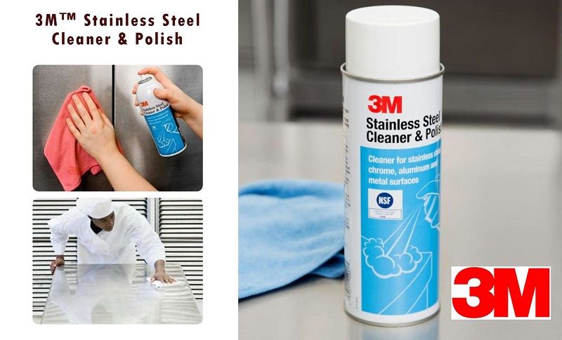 3M™ Stainless Steel Cleaner and Polish, 21 oz Aerosol