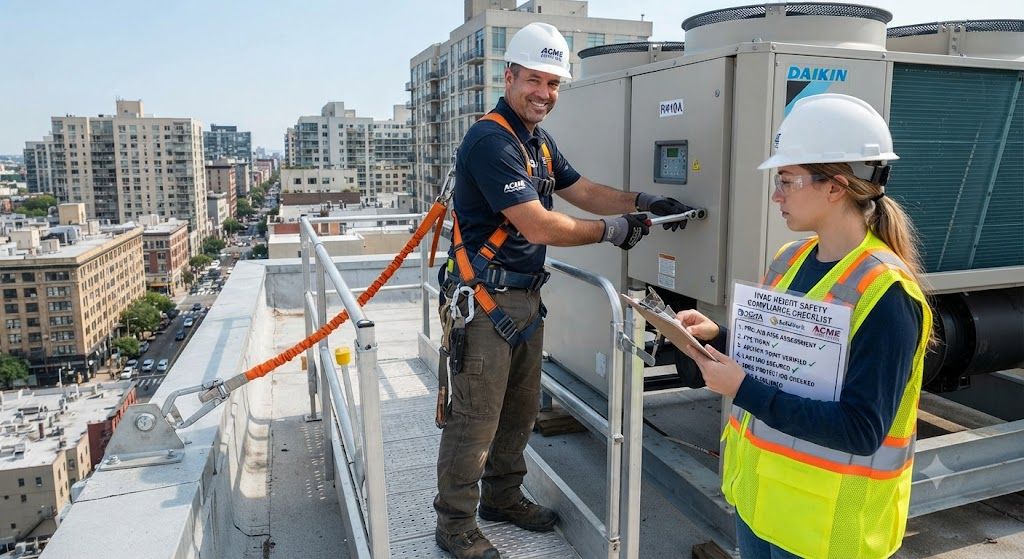 HVAC industrial safety compliance height work